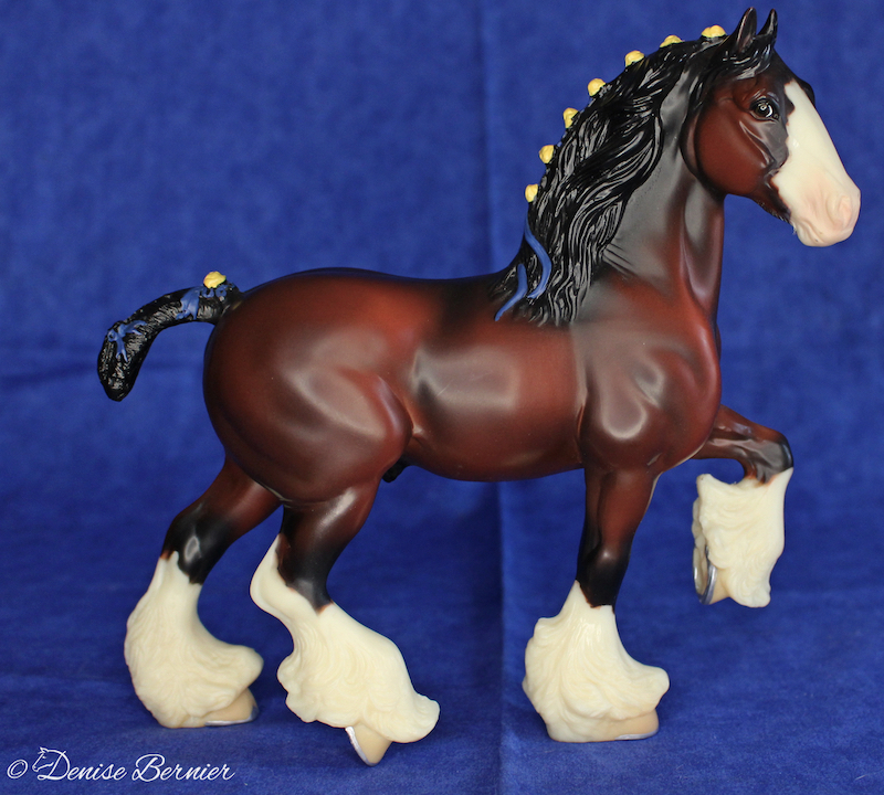 Delivery Wagon with Clydesdale Team | BreyerHorseRef 