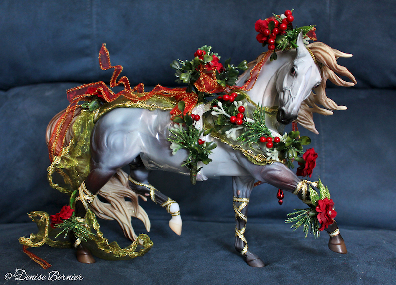 その他 P. BREYER 2014 BAYBERRY AND ROSES BREYER HOLIDAY CHRISTMAS HORSE - 2014 BAYBERRY AND ROSES (23