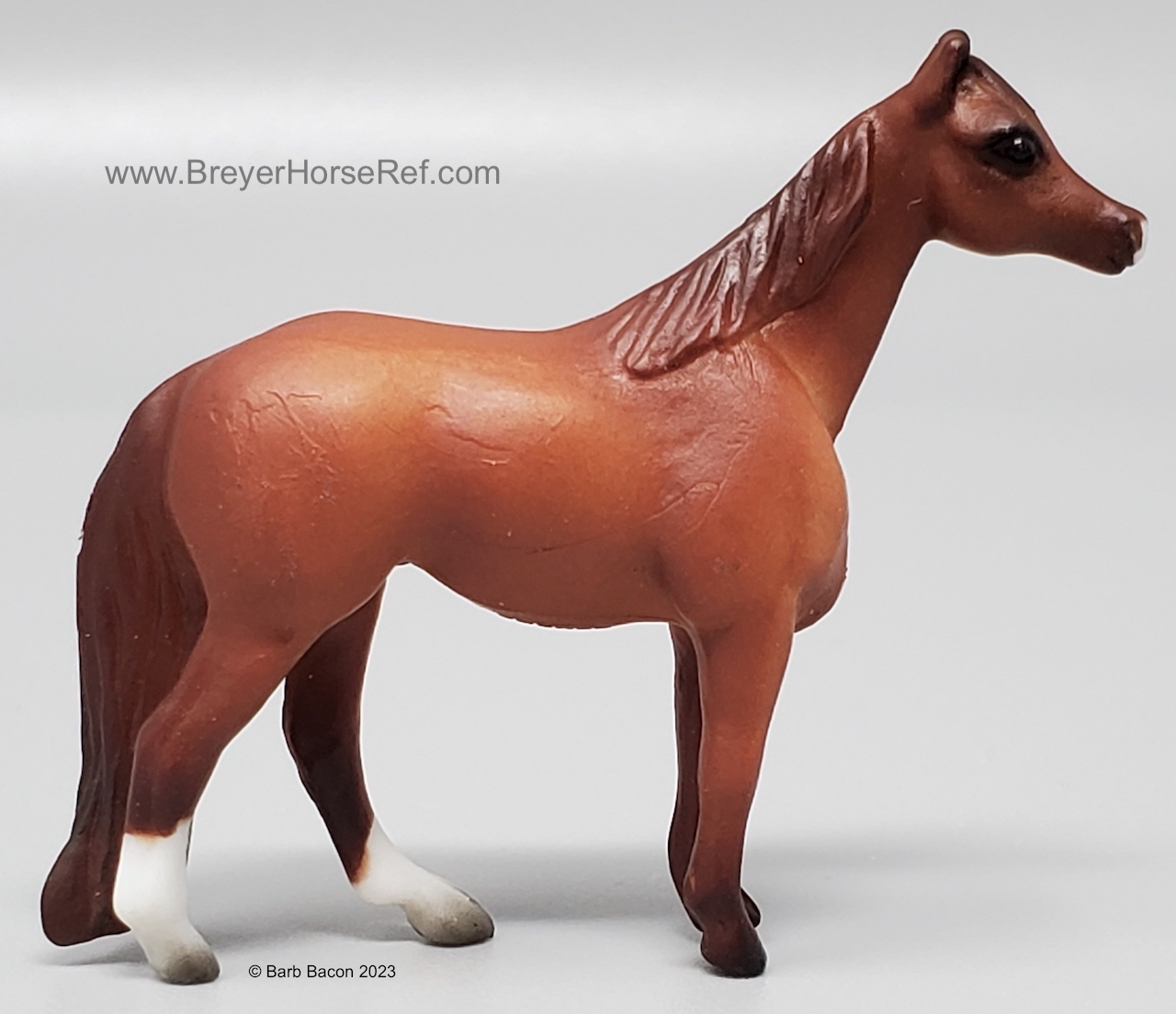 MW Standing TB Chestnut Saddle Club Set 'Prancer' BreyerHorseRef