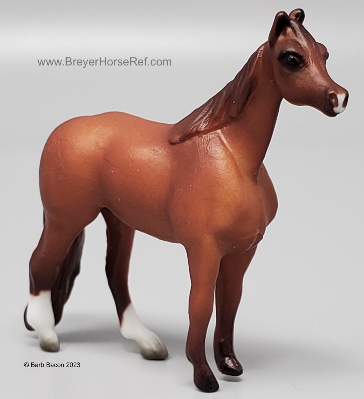MW Standing TB Chestnut Saddle Club Set 'Prancer' BreyerHorseRef